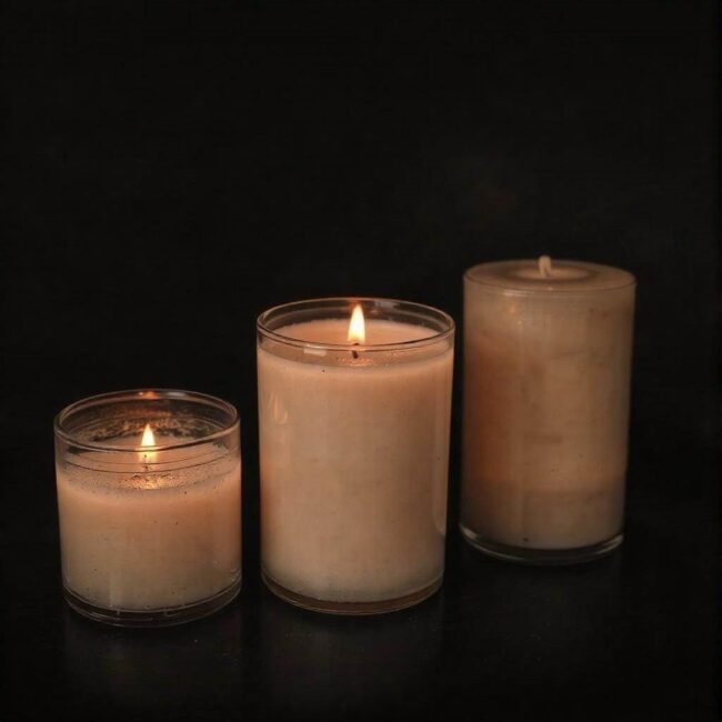 Pojemniki na świece na prezent dla mamy